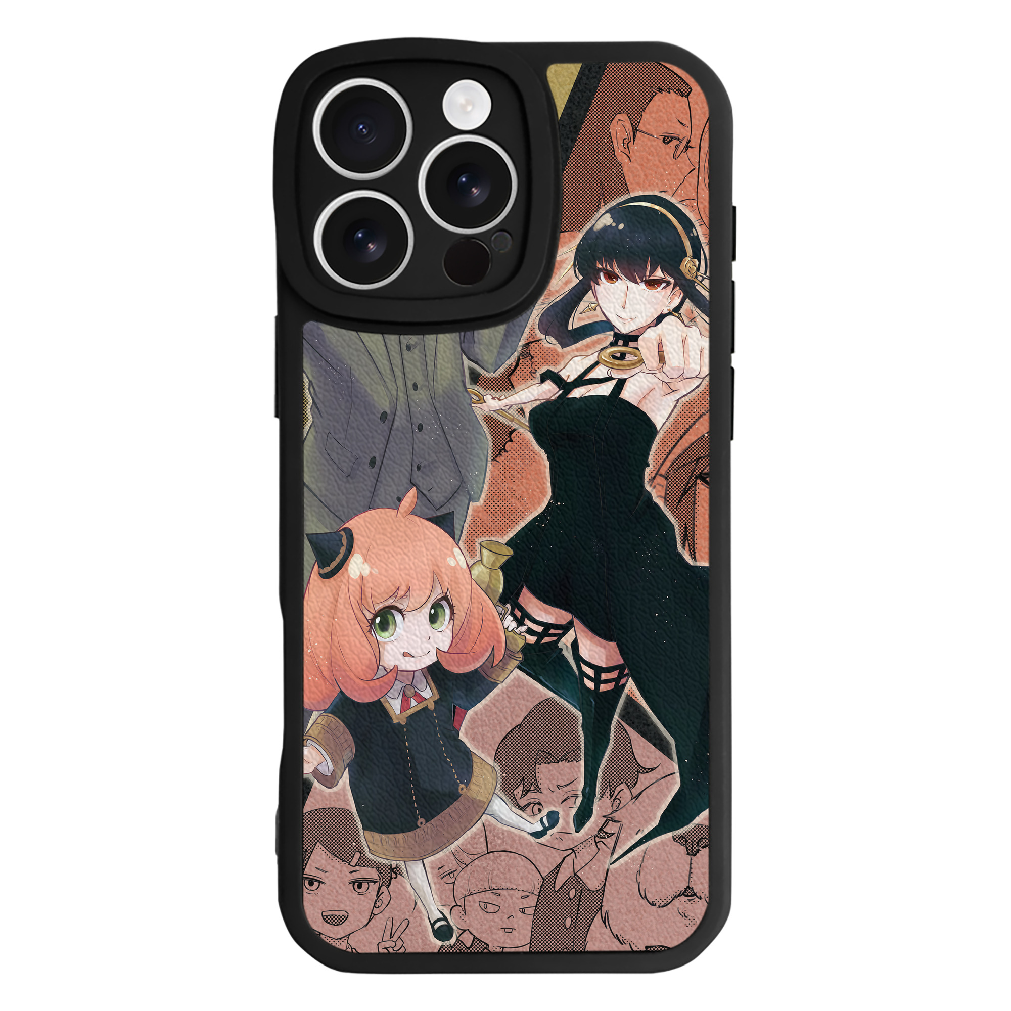 （画像用） SPY×FAMILY间谍家家酒 【iPhone 16シリーズ対応】シリコンスマホケース（レザー調） 材質：シリコン